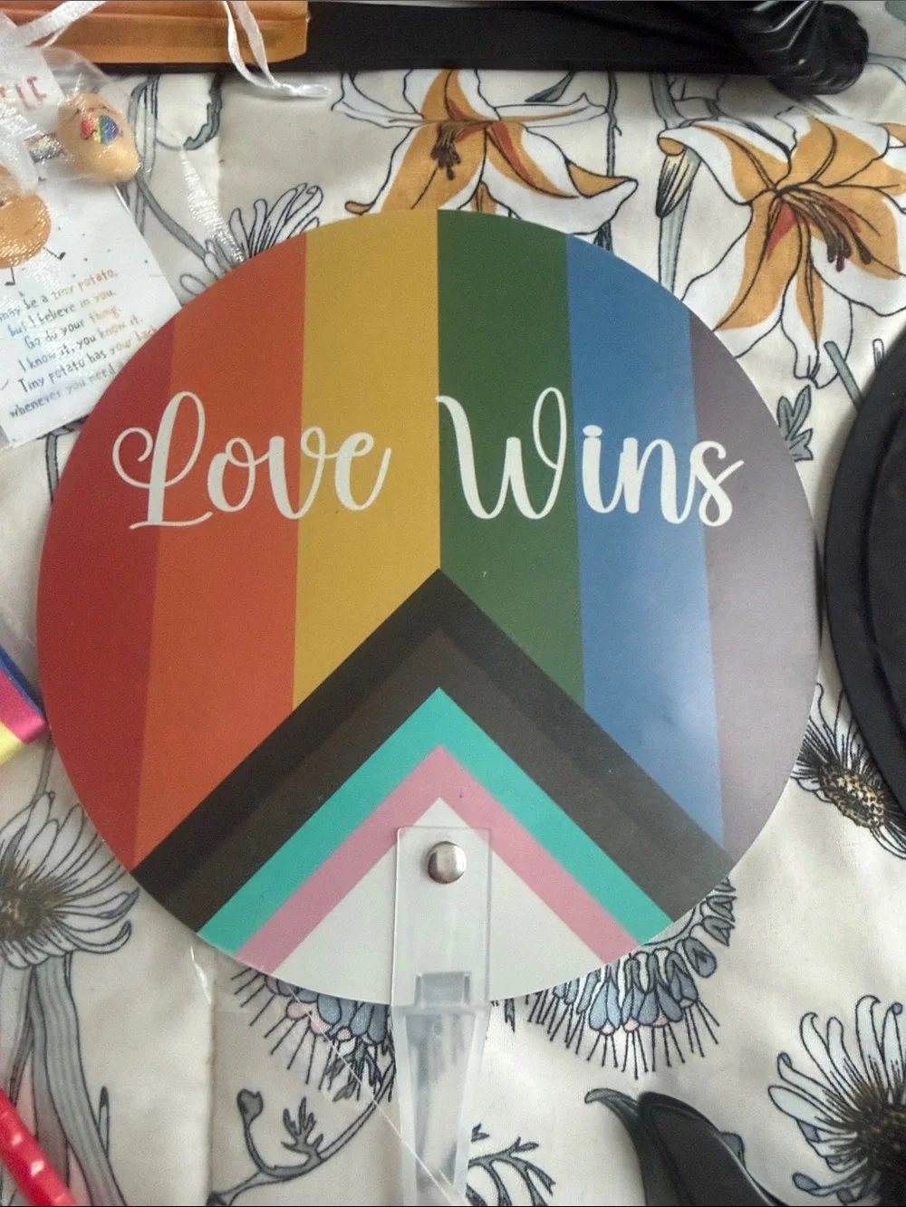 LGBTQ+ Pride Set fans ribbons pocket buddy